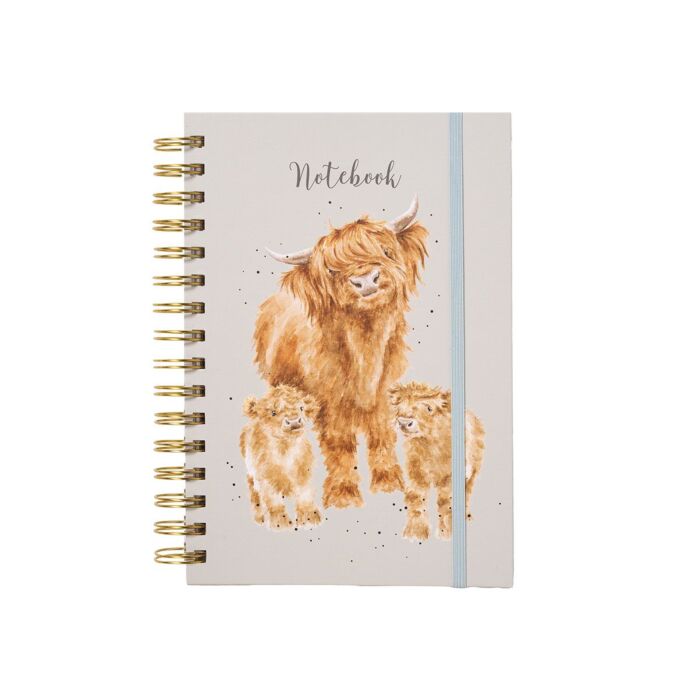 Wrendale Designs 'Highland Cow' Highland Cow Notebook
